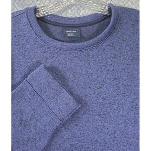Crown & Ivy Men's Blue Sweater Crew Neck Long Sleeve Mens Size XXL Dadcore